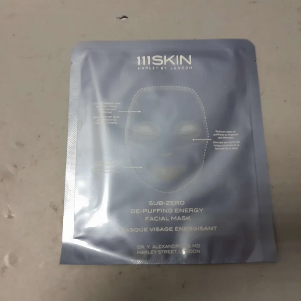 APPROXIMATELY 20 111SKIN SUB ZERO DE-PUFFING ENERGY FACIAL MASK (30ml)