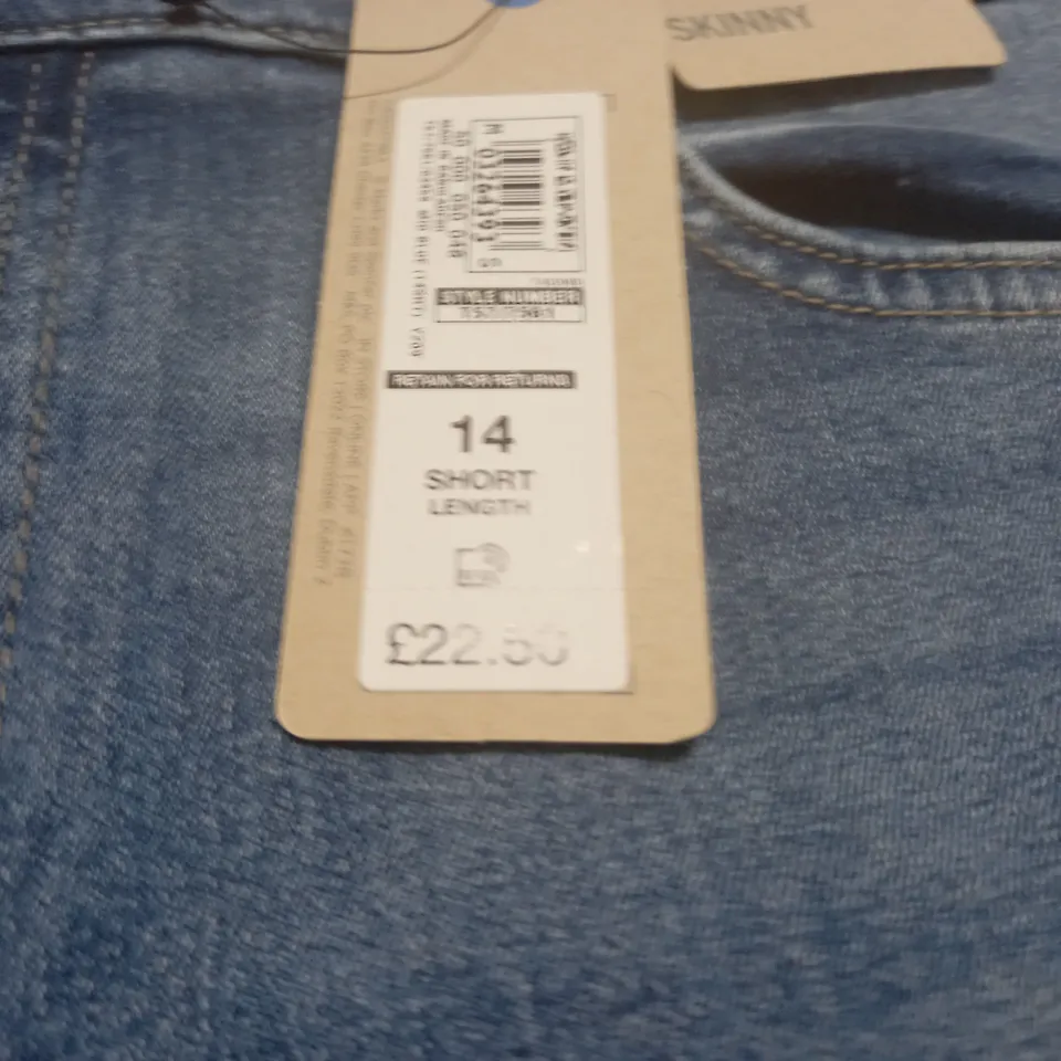 M&S THE IVY SKINNY JEANS - 14 SHORT