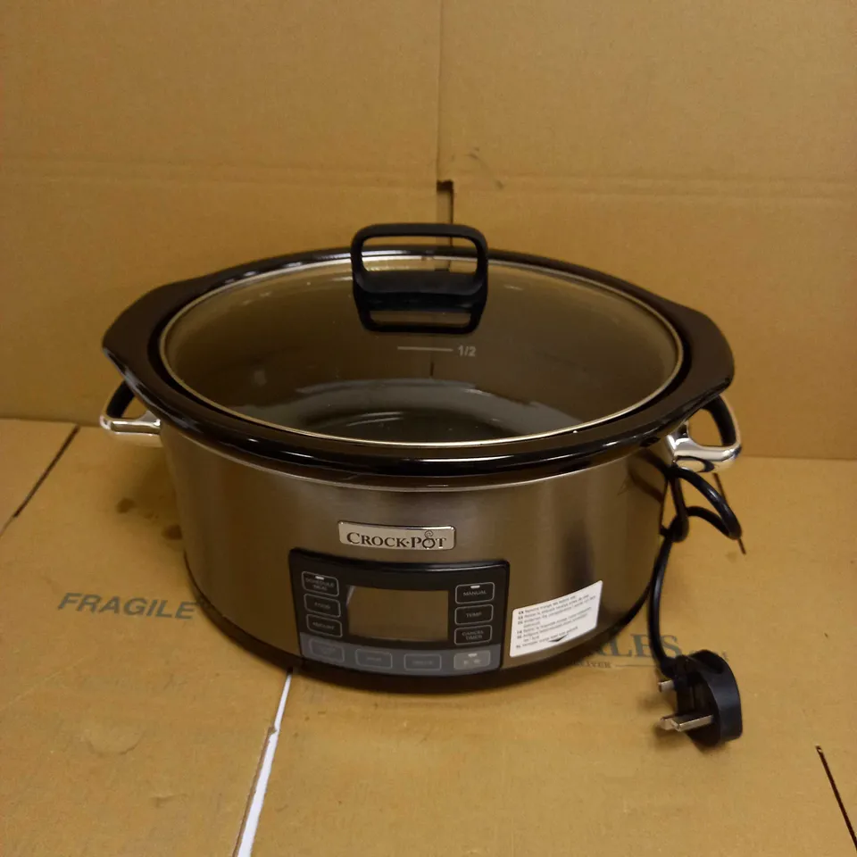 CROCK-POT TIMESELECT DIGITAL SLOW COOKER