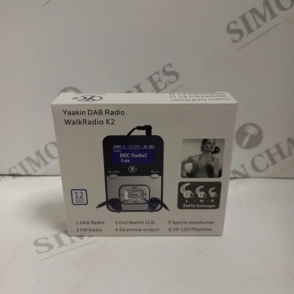 BOXED YAAKIN DAB RADIO K2