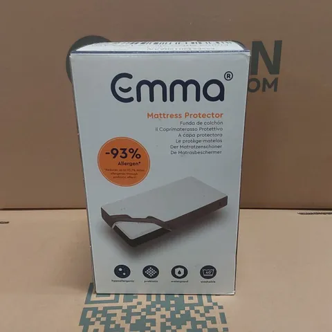 BRAND NEW BOXED EMMA SMART SLEEVE 120X190 MATTRESS PROTECTOR