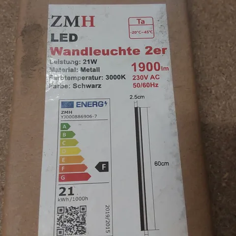 BOXED SET OF 2 ZMH LED WALL LIGHTS 