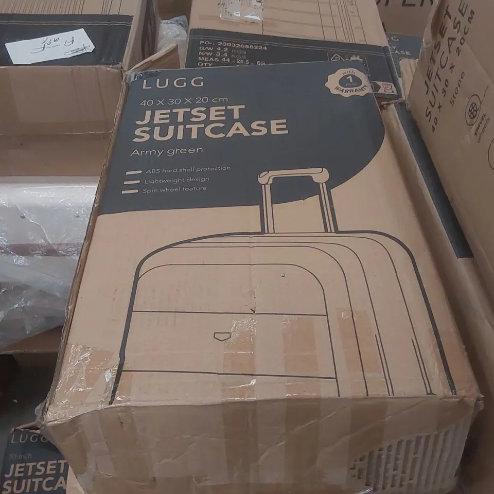 BOXED LUGG TRAVEL SUITCASE
