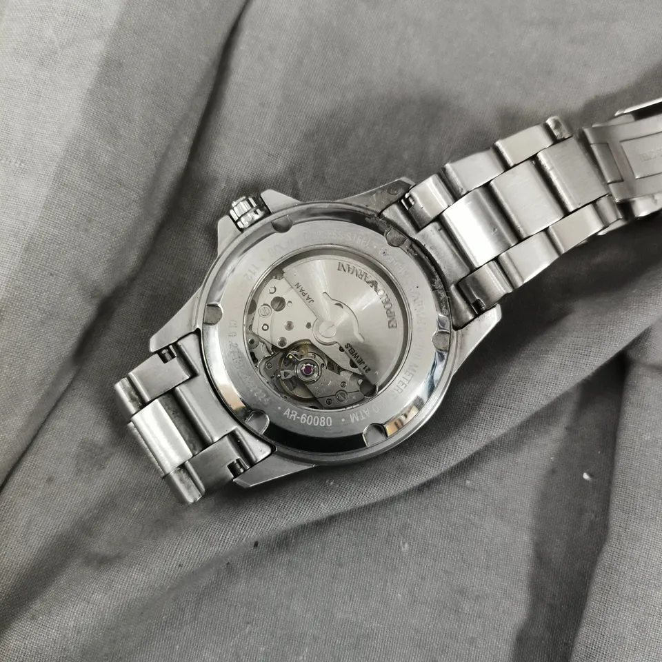 BOXED EMPORIO ARMANI WATCH WITH GREEN FACE