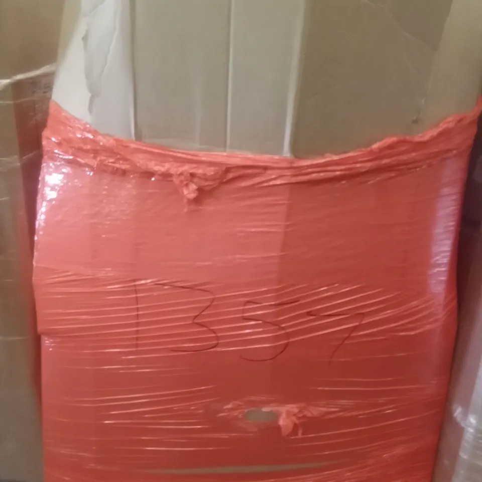 PALLET OF ASSORTED ITEMS INCLUDING KMINA COMFORT STOOL, OLARHIKE DOUBLE HIGH AIR MATTRESS, ADJUSTABLE PIVOT TABLE, WEDDING DECORATIVE ARCH, OCEAN LOONG TOWER FAN  