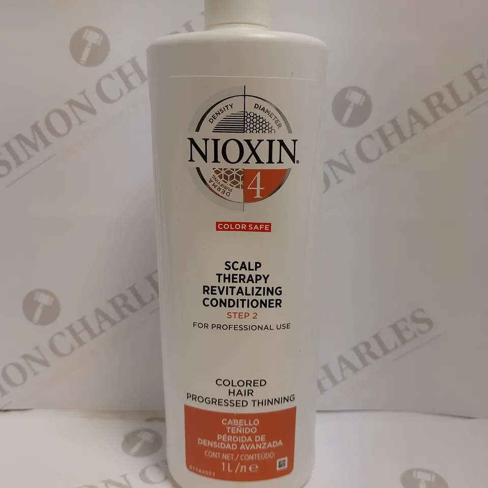 NIOXIN SYSTEM 4 SCALP REVITALISER VERY FINE HAIR CONDITIONER 1 LITRE 