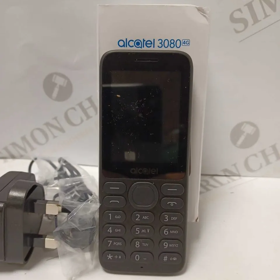 ALCATEL 3080 4G VOLCANO BLACK MOBILE PHONE 
