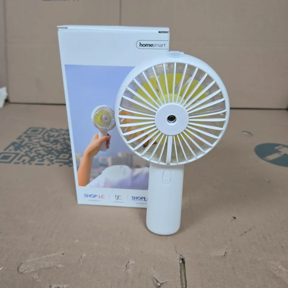 BOX OF APPROXIMATELY 30 HOMESMART 2 IN 1 USB SPRAY FANS