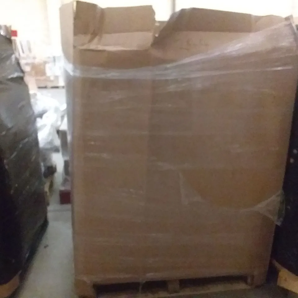 PALLET OF ASSORTED ITEMS INCLUDING MYLEK TOWEL PANEL HEATER, WOLFWISE, HELIX CUTTING MAT, COWAY, LAVIEVERT