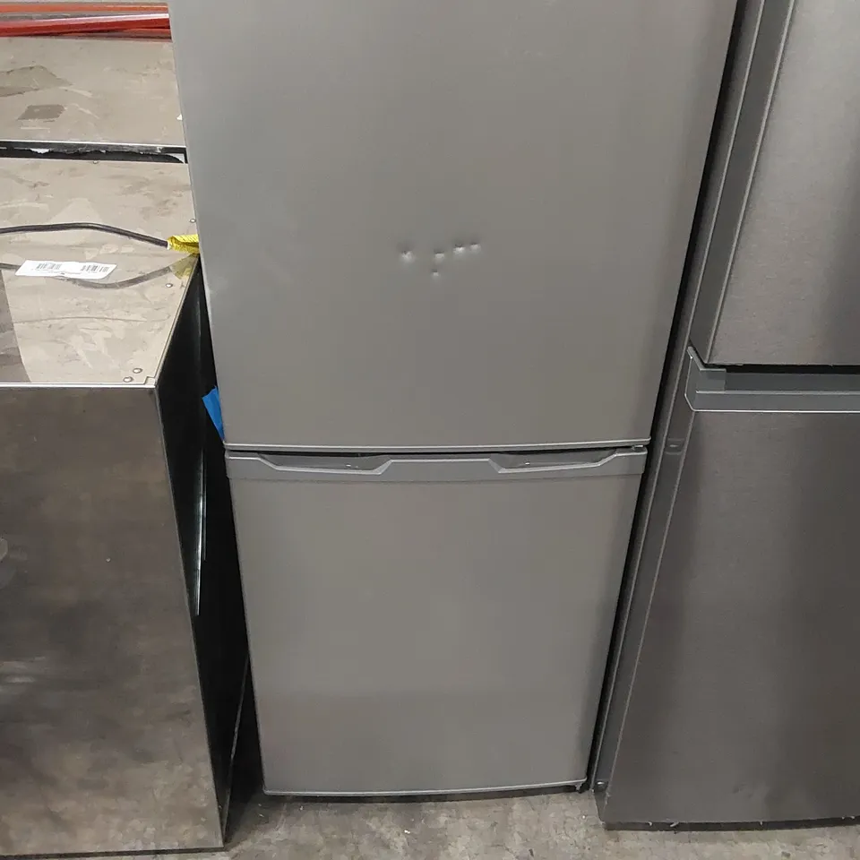 RUSSELL HOBBS RH145FF501E1S 145CM HIGH 60/40 SMALL FRIDGE FREEZER - SILVER - E RATED