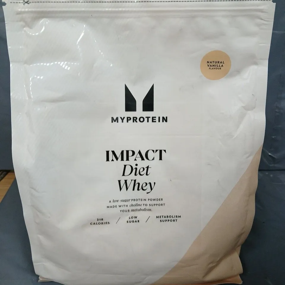 MYPROTEIN IMPACT DIET WEY PROTEIN  POWDER - NATURAL VANILLA - 1KG
