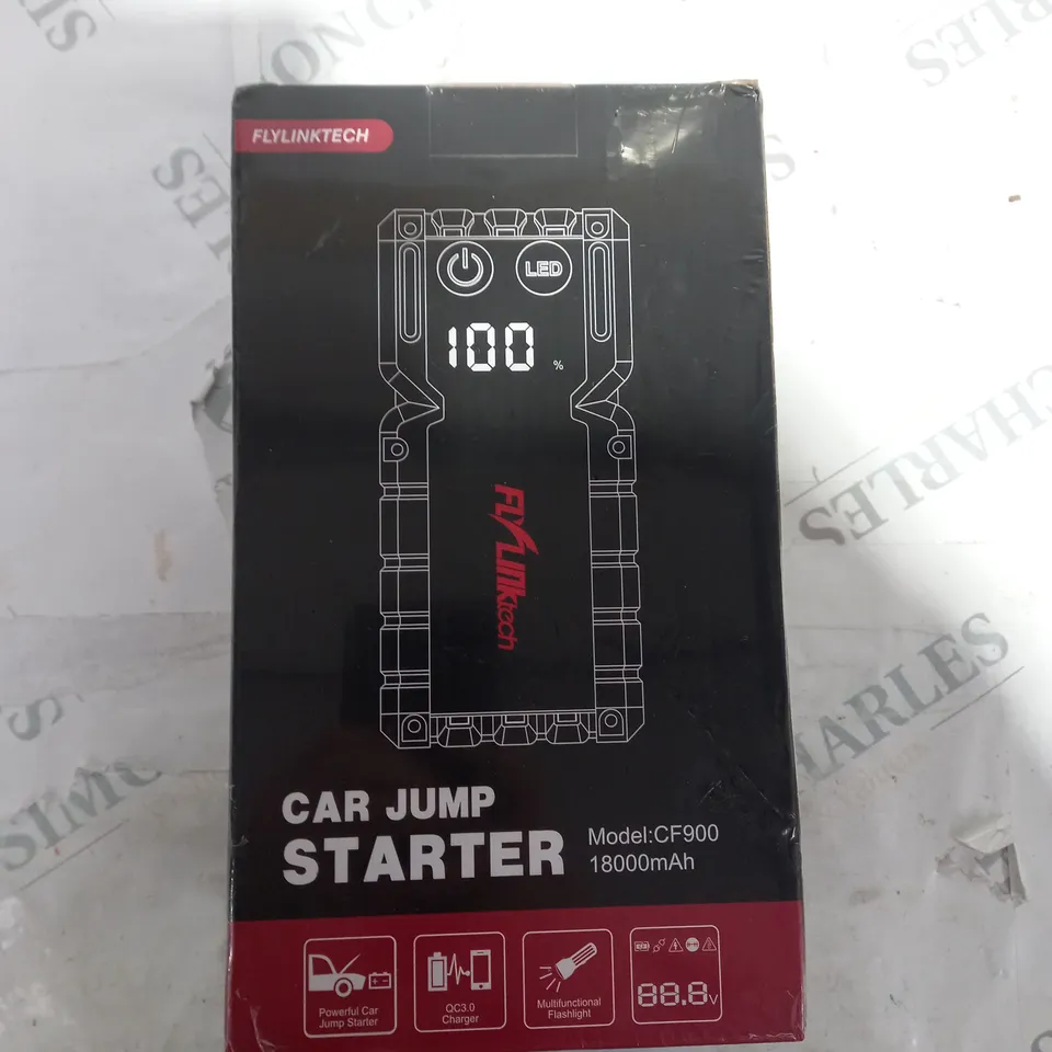 BOXED FLYLINKTECH CF900 CAR JUMP STARTER 