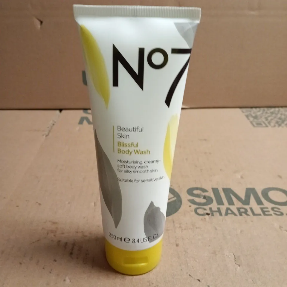 NO7 BEAUTIFUL SKIN BLISSFUL BODY WASH, 250ML