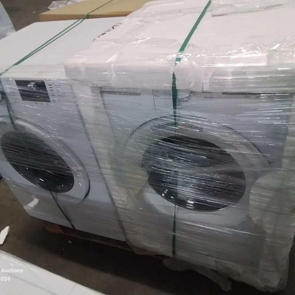 2X BEKO WTL94151W 9KG WASHING MACHINE WHITE AND 2X BEKO WHITE WASHING MACHINE WTL104151W  - UNPROCESSED RAW RETURNS 