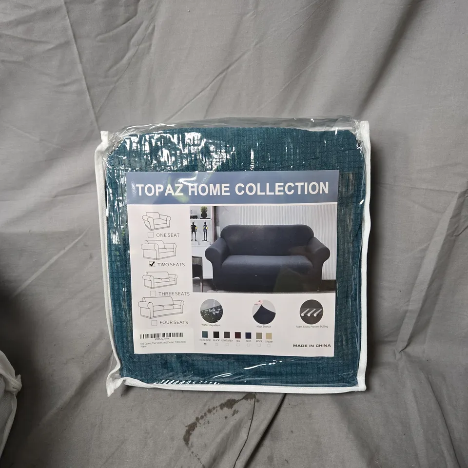 TOPAZ HOME COLLECTION SOFA COVER - TEAL