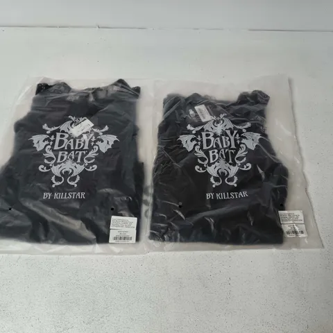 LOT OF APPROXIMATELY 50 BRAND NEW KILLSTAR ADA'S SPIRIT ITEMS IN BLACK - ALL SIZE 4Y