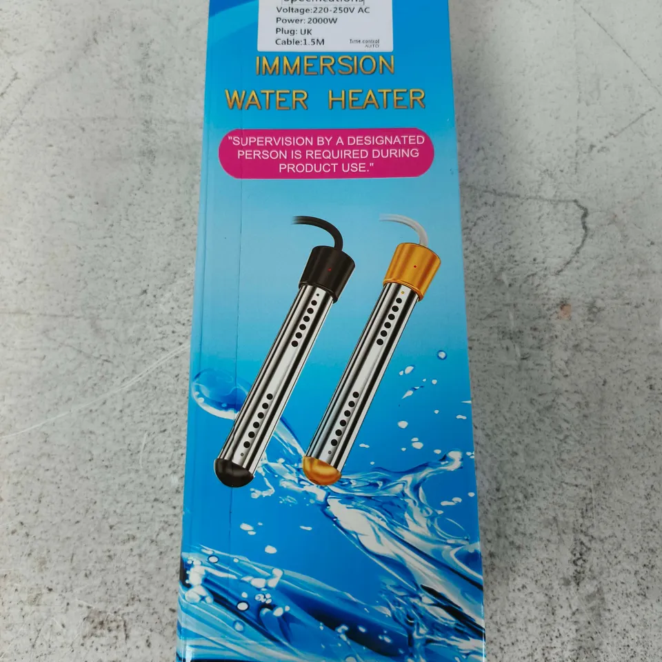 IMMERSION WATER HEATER – 2000W