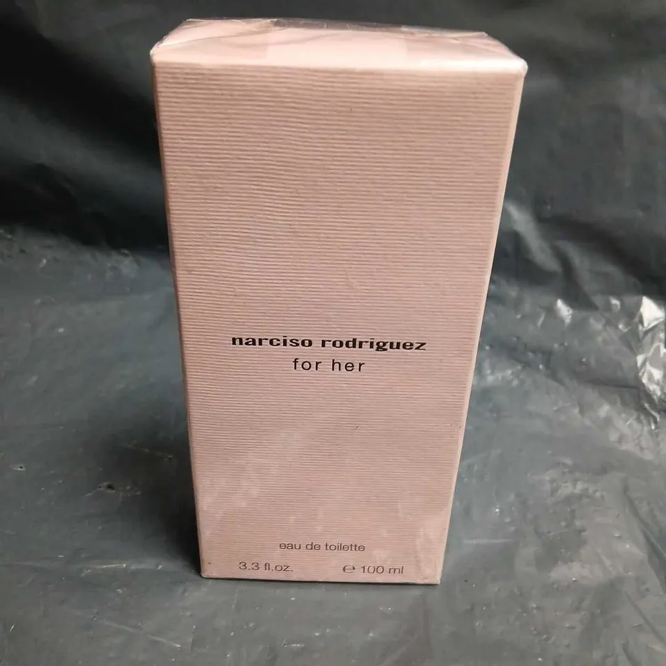 SEALED NARCISO RODRIGUEZ "FOR HER" EAU DE TOILETTE SPRAY 100ML 