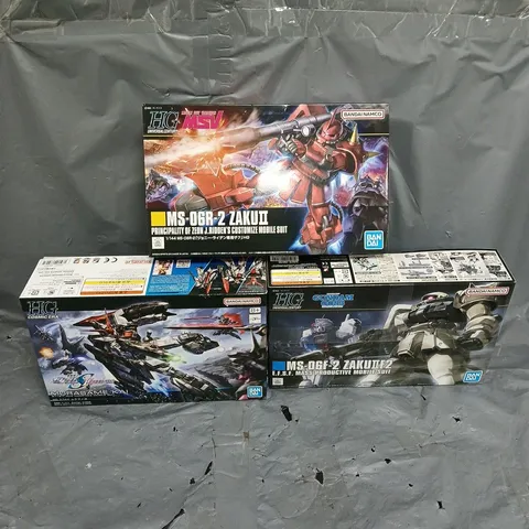 3 BOXED BANDAI NAMCO FIGURES