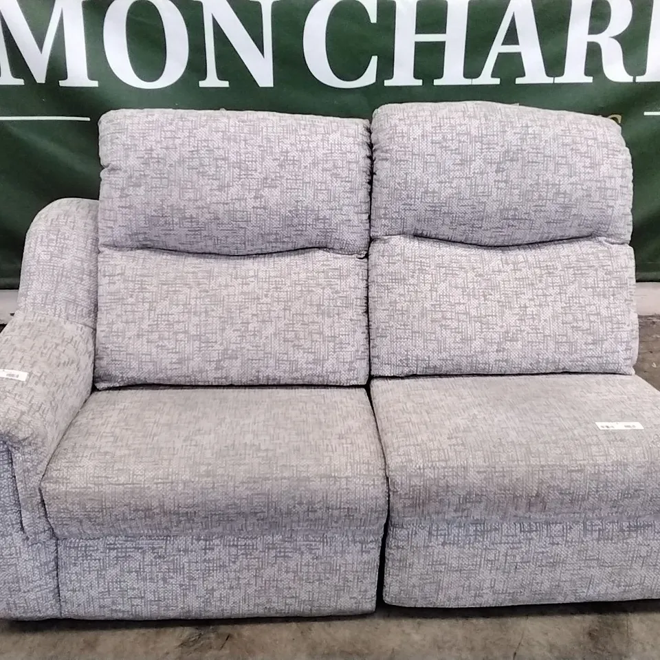 QUALITY BRITISH DESIGNED & MANUFACTURED G PLAN 2 FIRTH LARGE SOFA UNITS REMCO LIGHT GREY FABRIC