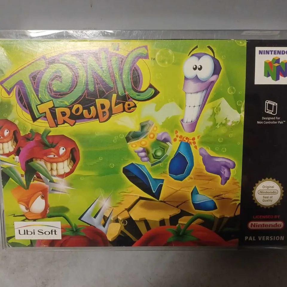 BOXED NINTENDO N64 TONIC TROUBLE 