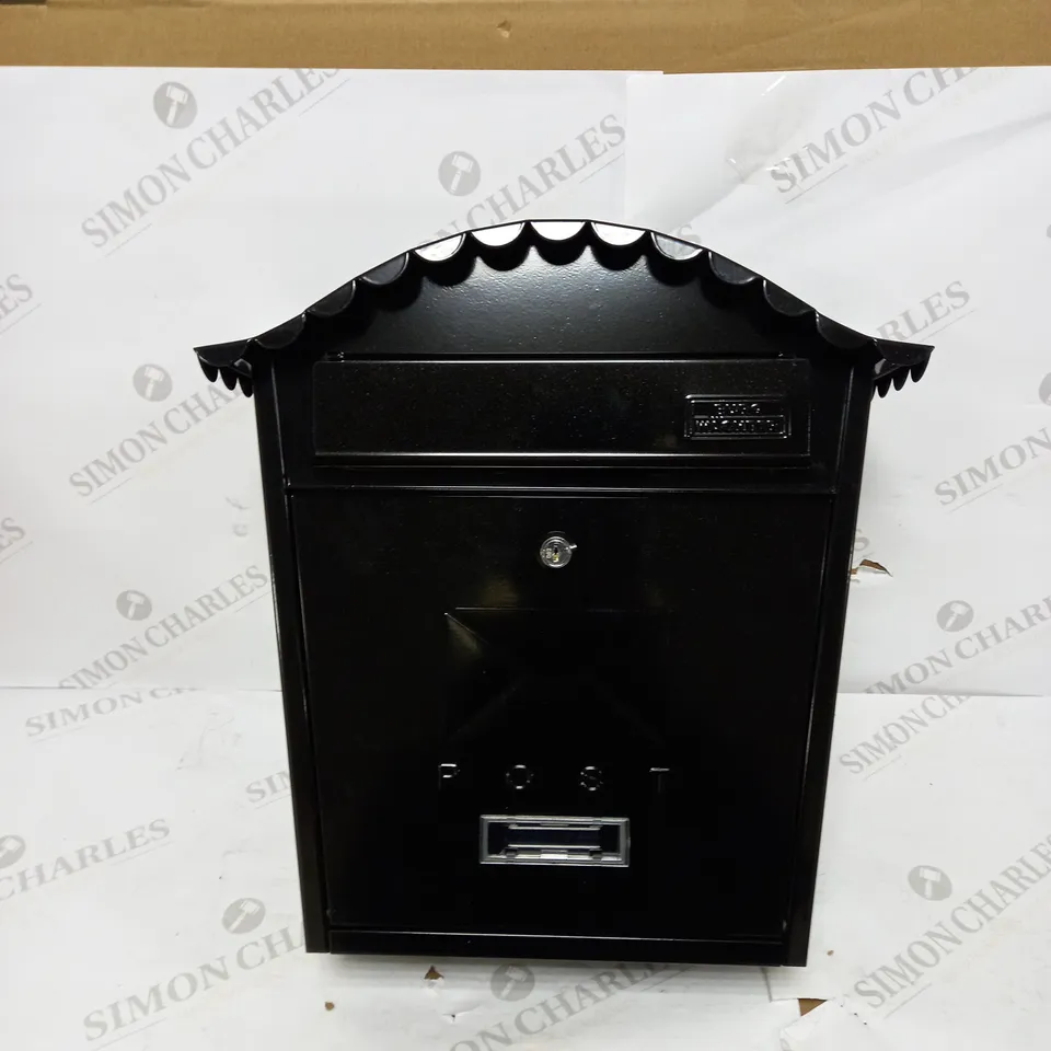 BURG-WACHTER CLASSIC WALL MOUNTED POST BOX - BLACK
