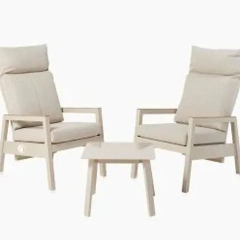 MY GARDEN ALL SEASON 2 RECLINING CHAIR & TABLE SET