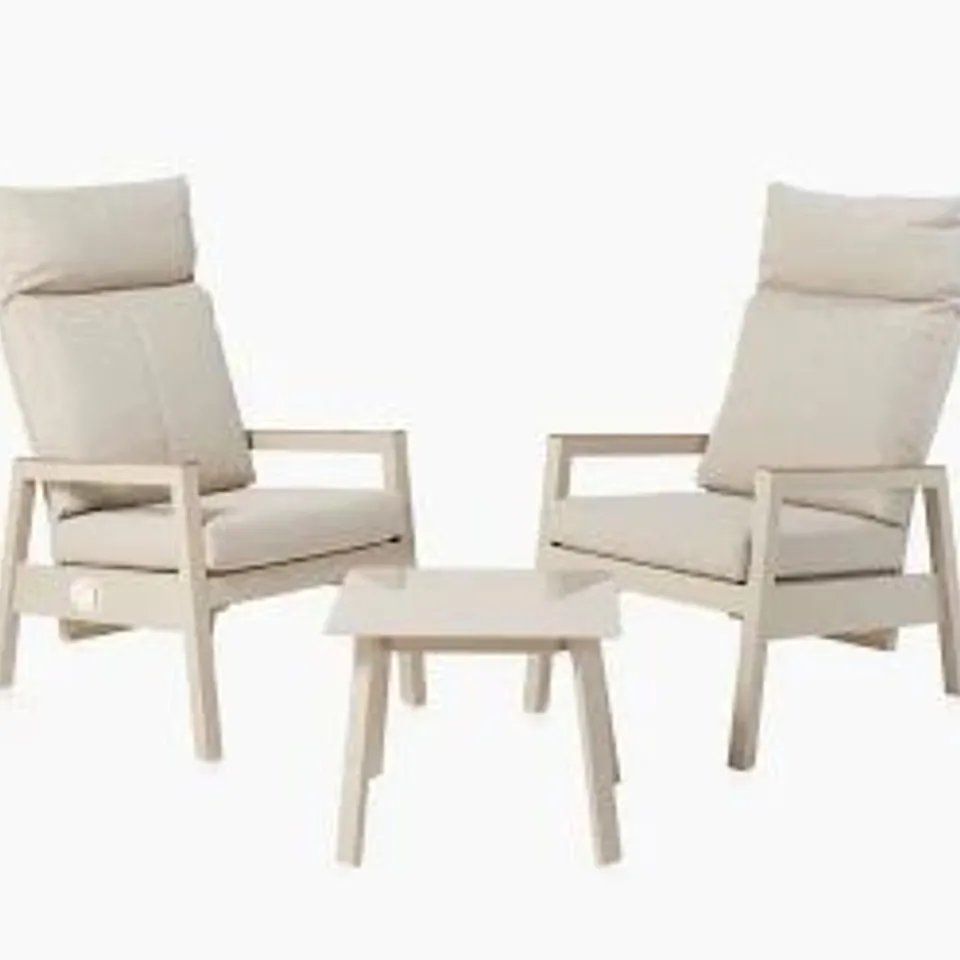 MY GARDEN ALL SEASON 2 RECLINING CHAIR & TABLE SET