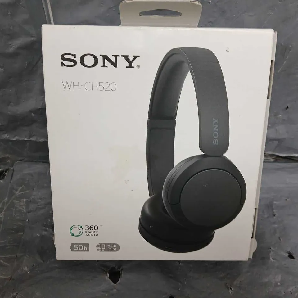 BOXED SONY WH-CH520 HEADPHONES IN BLACK