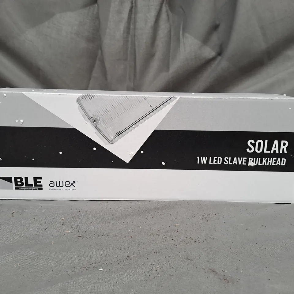 BOXED AWEX BLE SOLAR 1W LED SLAVE BULKHEAD 