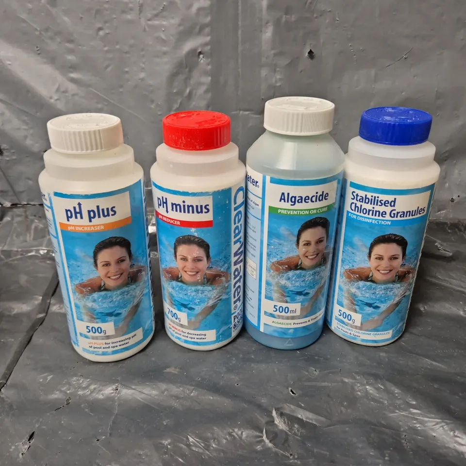 BOXED CLEAR WATER POOL STARTER KIT - COLLECTION ONLY