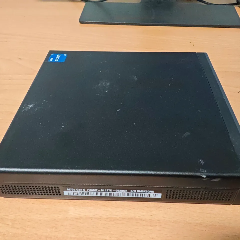 UNBOXED LENOVO THINKCENTRE M70Q GEN 5 INTEL CORE I5 256GB MINI COMPUTER