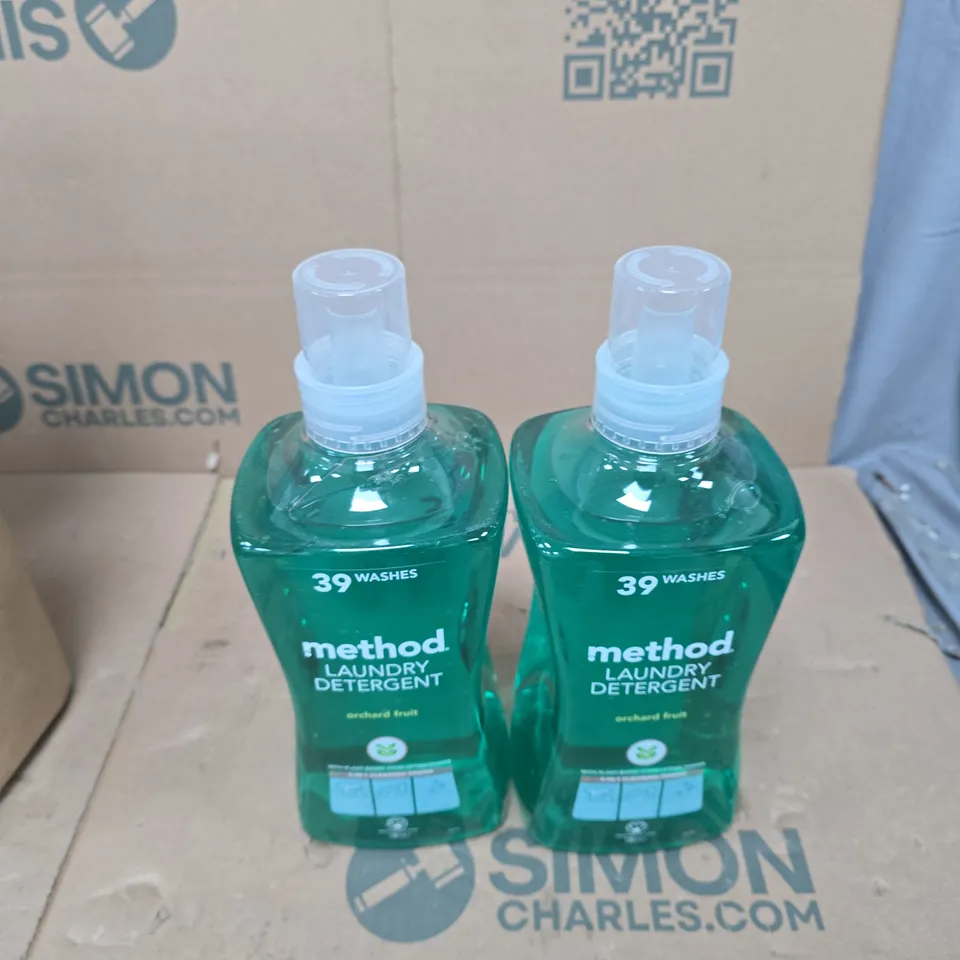 METHOD LAUNDRY DETERGENT – ORCHARD FRUIT, 2 X 39 WASHES