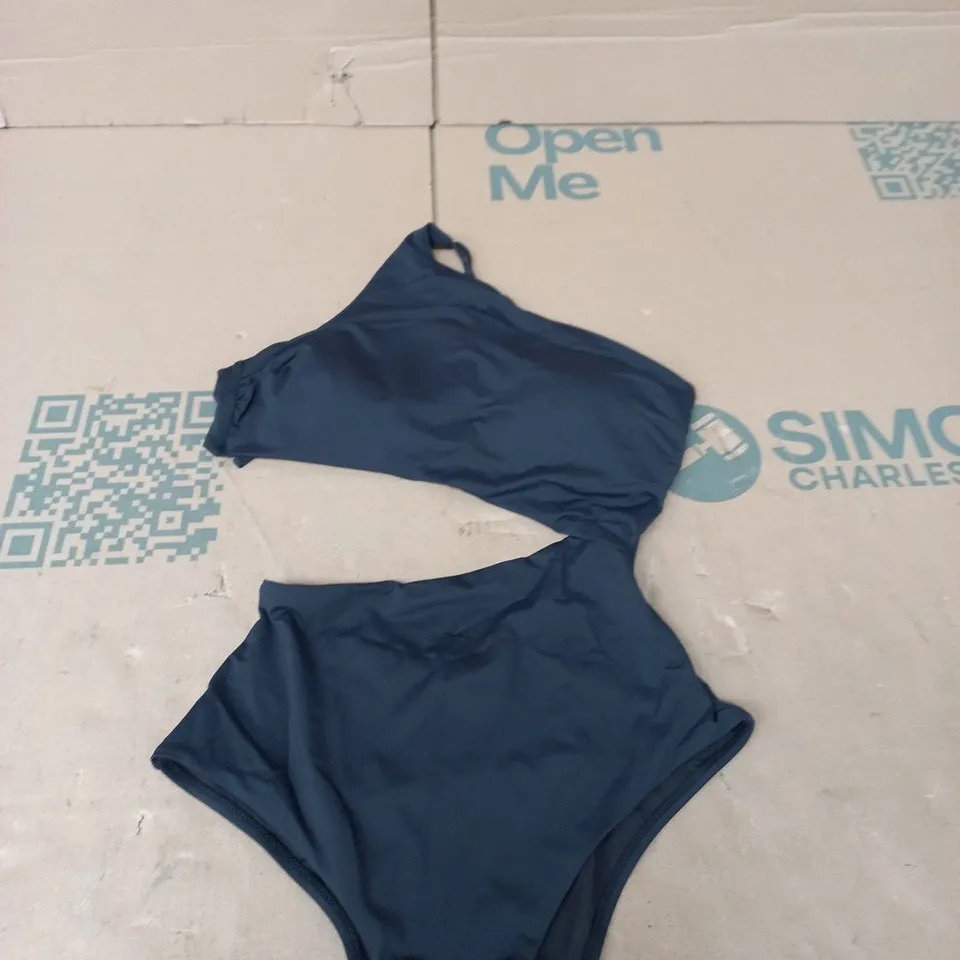 OYSHO TRIKINI SWIM TOP NAVY – UK SIZE M – REMOVABLE FOAM