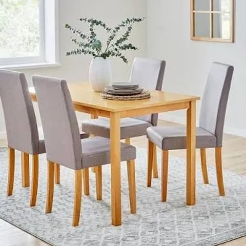 BOXED PRIMO 120cm DINING TABLE - NATURAL // TABLE ONLY (1 BOX)