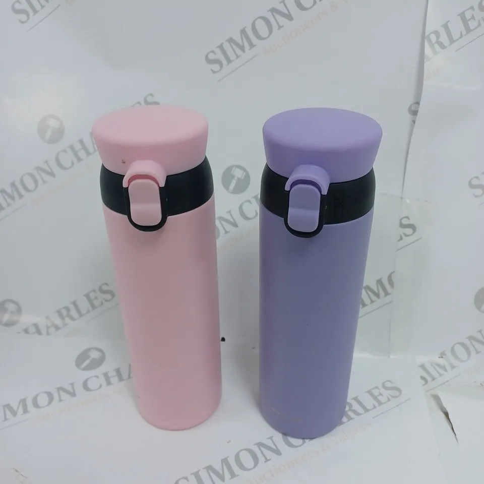 SET OF 2 450ML BLUSH BOTTLES