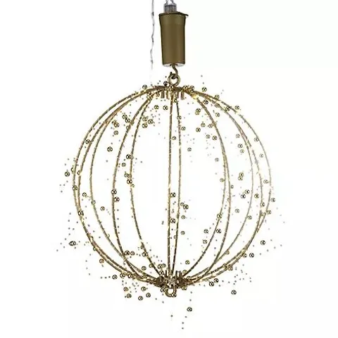 SARA BY SARA DAVIES 30CM PRE LIT BEADED SPHERE