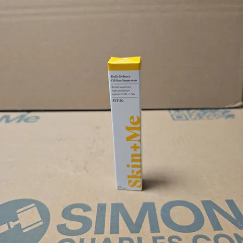 SKIN + ME DAILY DEFENSE OIL FREE SUNSCREEN SPF 50 BOXED