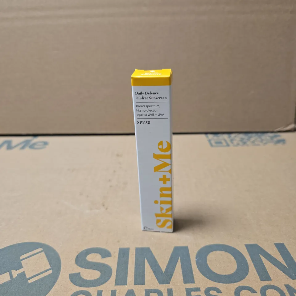 SKIN + ME DAILY DEFENSE OIL FREE SUNSCREEN SPF 50 BOXED