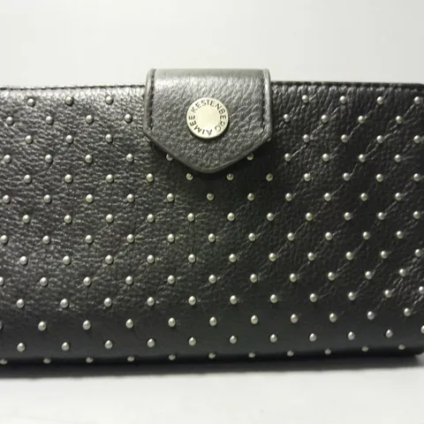AIMEE KESTENBERG SABA LEATHER WALLET IN BLACK STUD