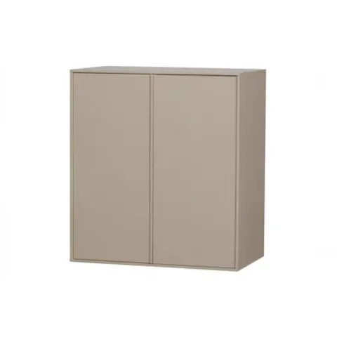 BOXED VTWONEN DAILY CLOSET DOUBLE 110X100CM PINE 2 DOOR WARDROBE (2 BOXES)