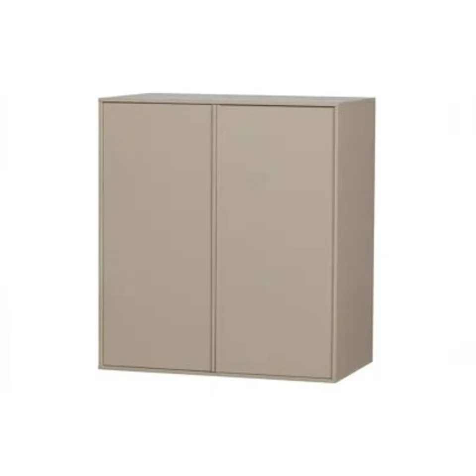 BOXED VTWONEN DAILY CLOSET DOUBLE 110X100CM PINE 2 DOOR WARDROBE (2 BOXES)
