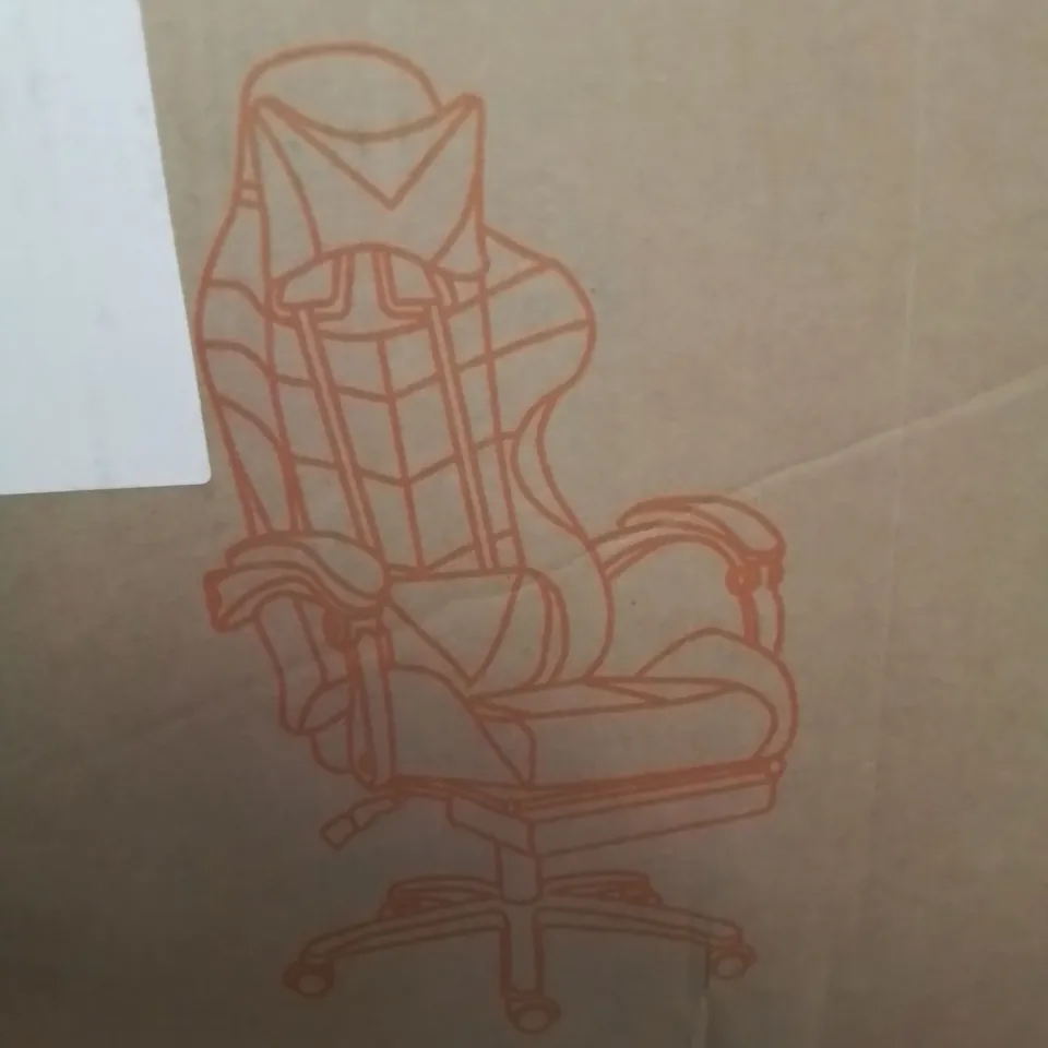 BOXED SIT BETTER WORK HARDER GAMING LOUNGER IN RED