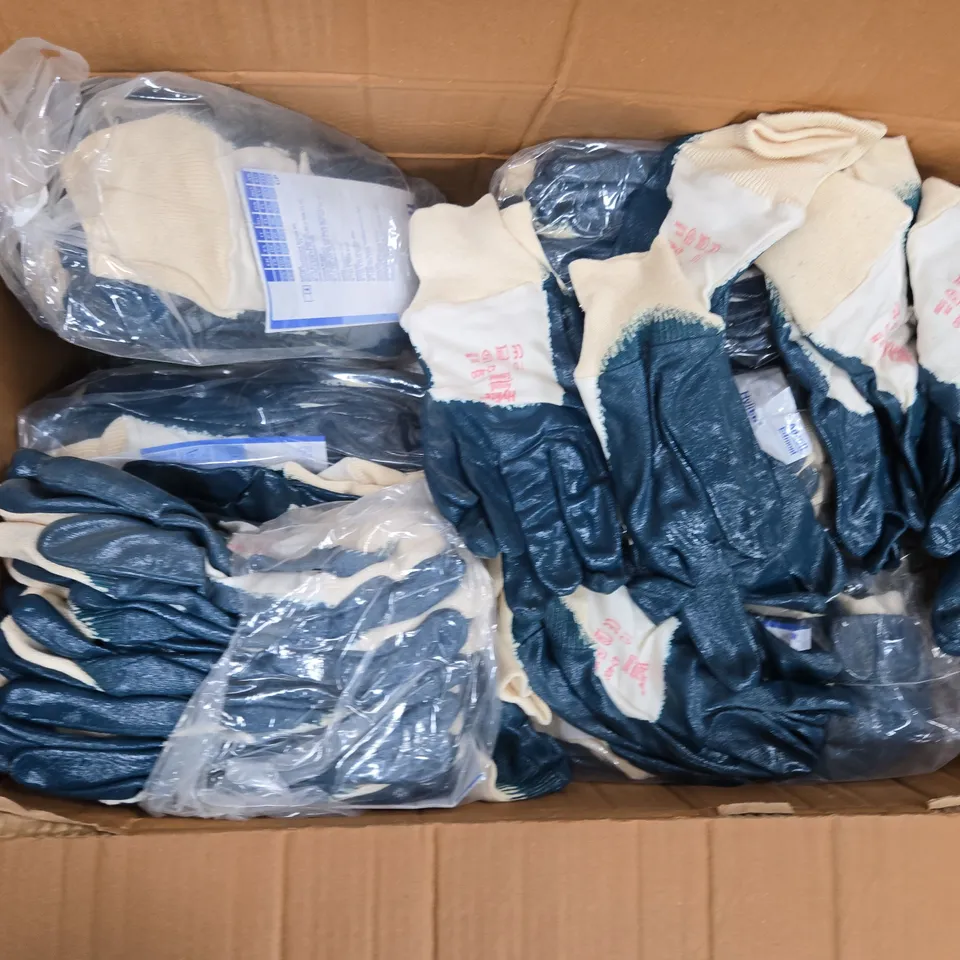 APPROXIMATELY 80 PAIRS OF WORK GLOVES TO INCLUDE HYALITE 47-400 & EDGE 16-500 