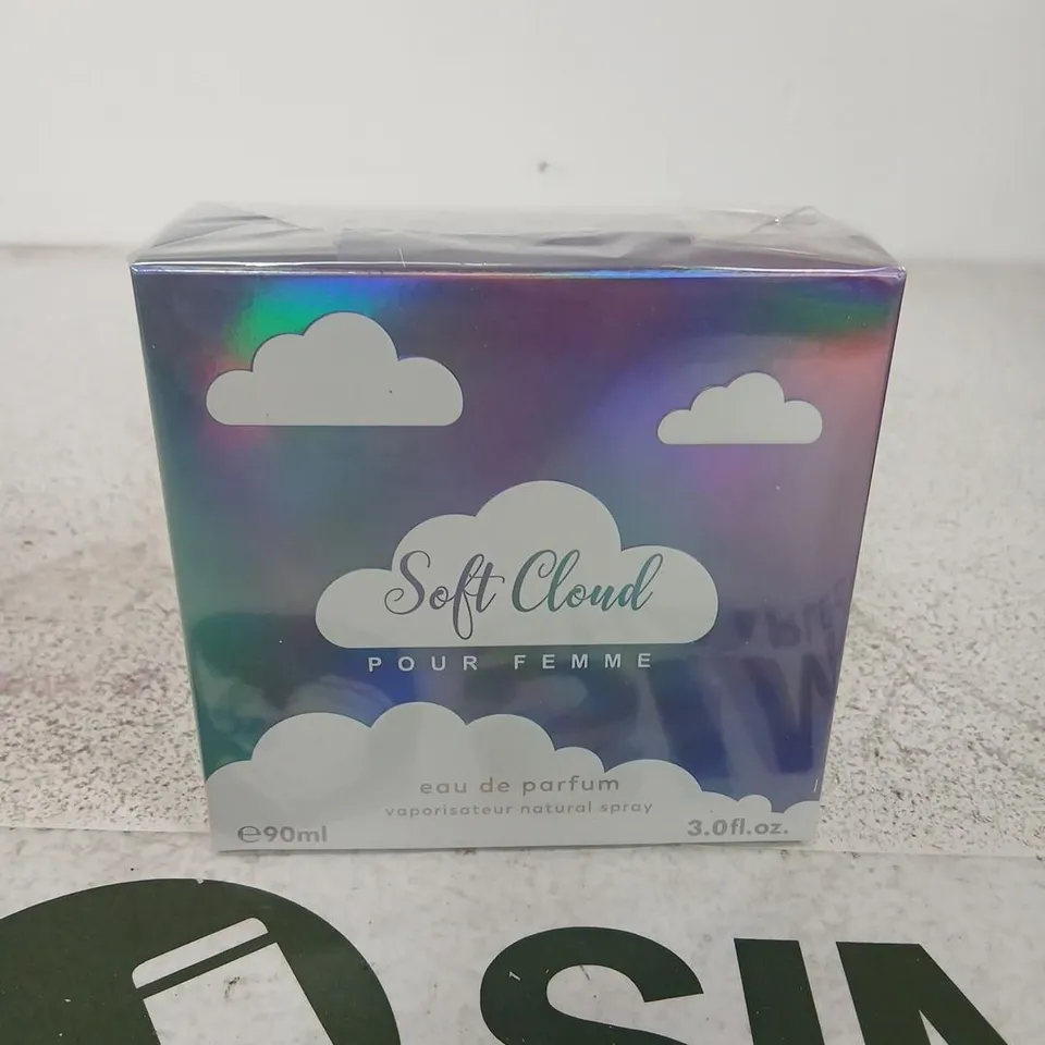 BOXED AND SEALED SOFT CLOUD POUR FEMME EAU DE PARFUM 90ML
