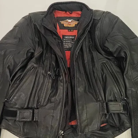 HARLEY DAVIDSON MENS FXRG LEATHER JACKET - MED CHEST 38-41"