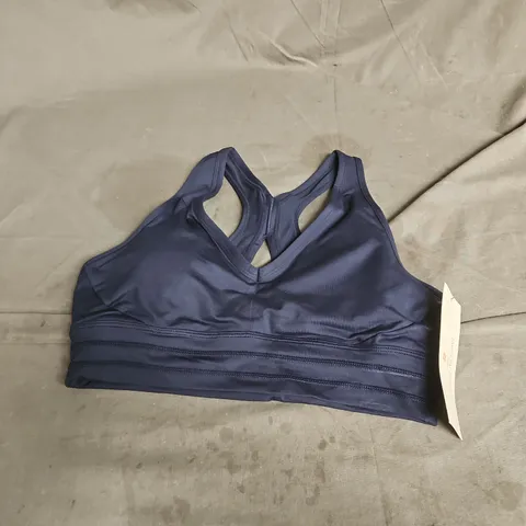 SWETY BETTY GAIA YOGA BRA IN NAVY BLUE SIZE M