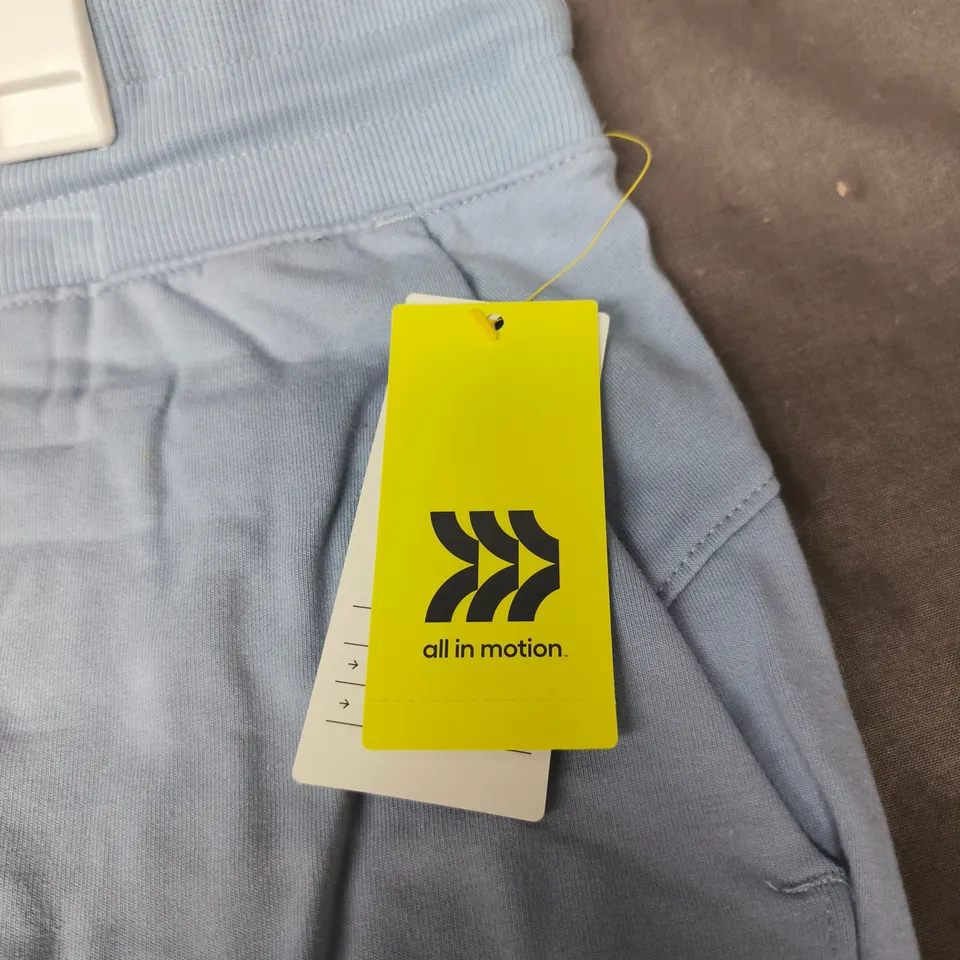 2 X ALL IN MOTION MID RISE JOGGER LIGHT BLUE XXL