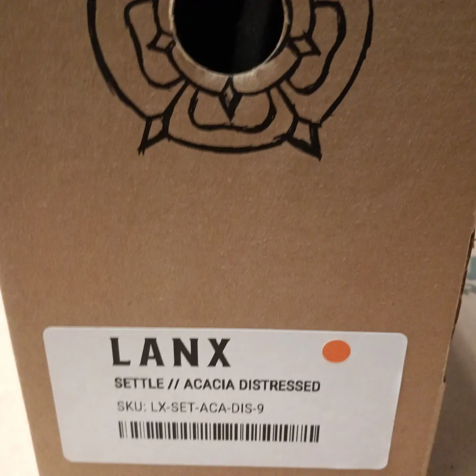 LANX SETTLE ACACIA DISTRESSED BOOTS – TAN LEATHER, LUG SOLE SIZE 9