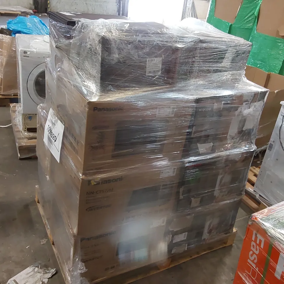 PALLET OF APPROXIMATELY 16 UNPROCESSED RAW RETURN MICROWAVES TO INCLUDE;